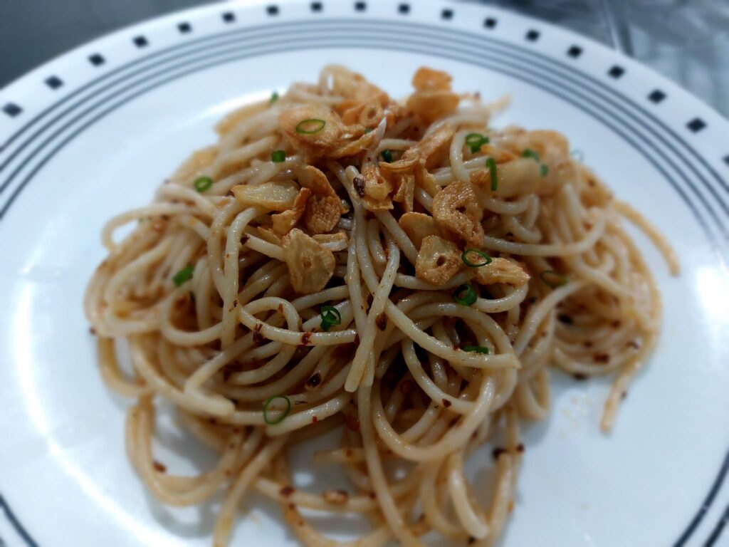 Spicy garlic Butter Pasta